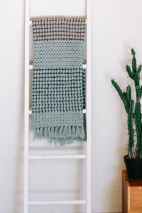 Block Stitch Blanket Crochet Pattern
