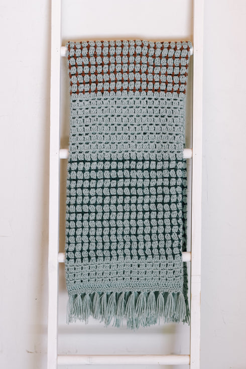 Block Stitch Blanket Crochet Pattern