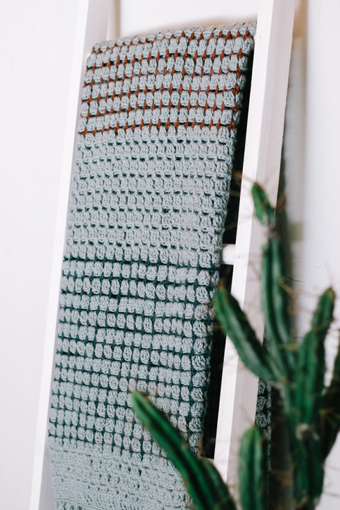 Block Stitch Blanket Crochet Pattern