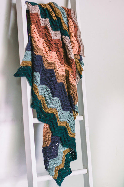 Sandstone Shadows Blanket Crochet Pattern