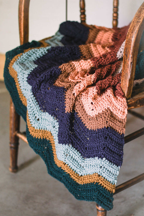 Sandstone Shadows Blanket Crochet Pattern