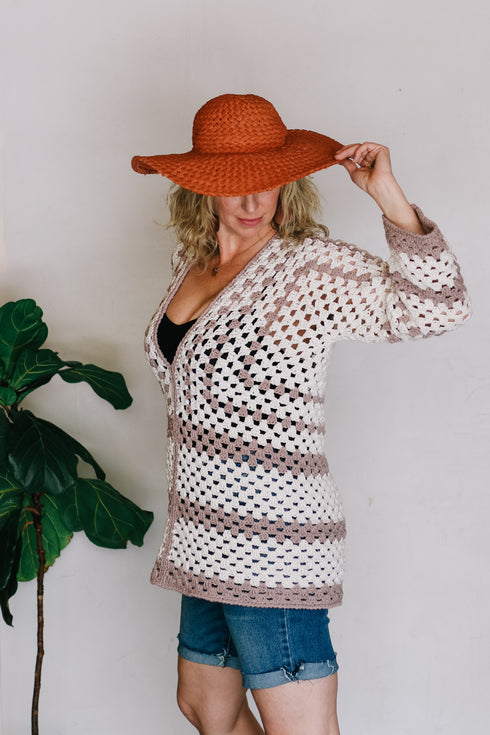Dune Drifter Beach Coverup Crochet Pattern