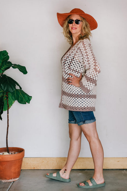 Dune Drifter Beach Coverup Crochet Pattern