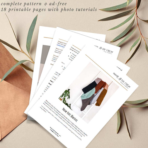 Nove Blanket Knitting Pattern