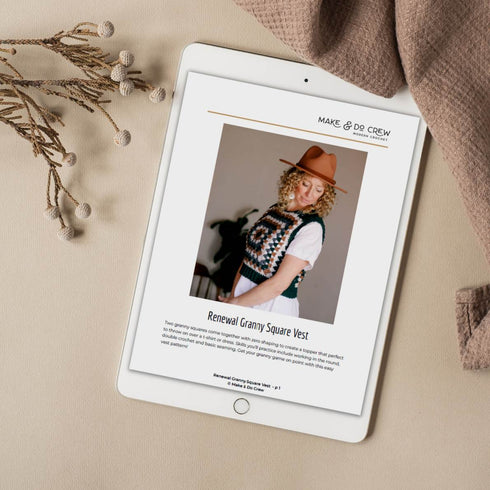 Renewal Granny Square Vest Crochet Pattern