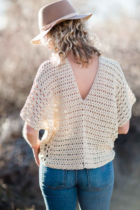 Saratoga Poncho Top Crochet Pattern
