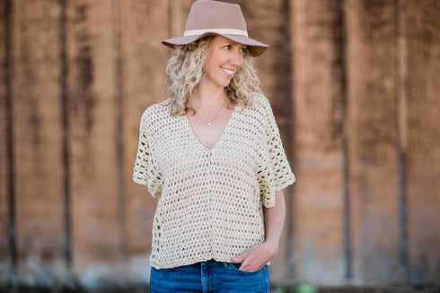 Saratoga Poncho Top Crochet Pattern