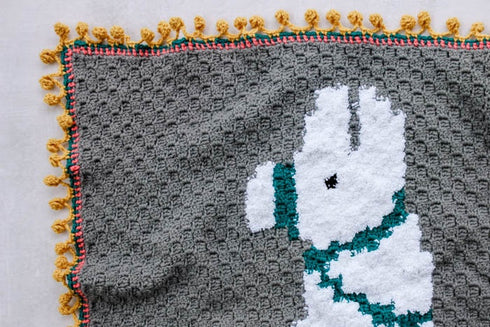 Alpaca Love C2C Blanket Crochet Pattern