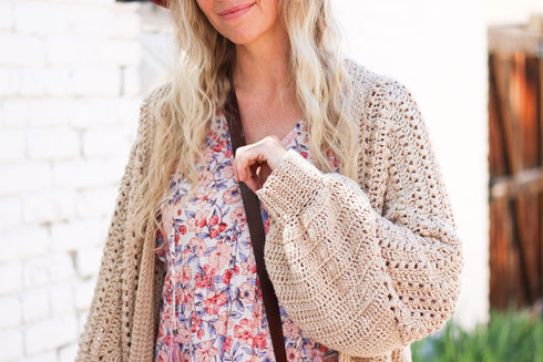 Mezzo Cardigan Crochet Pattern