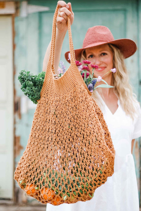 Harvest Market Tote Crochet Pattern