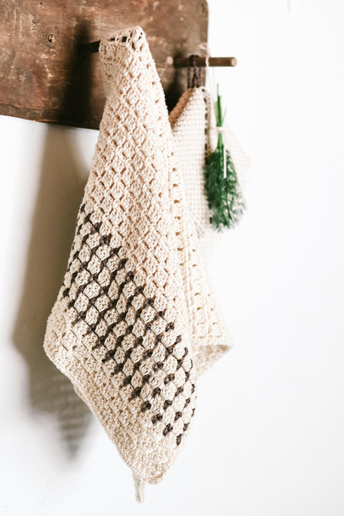 Casita Tea Towel and Potholders Crochet Pattern