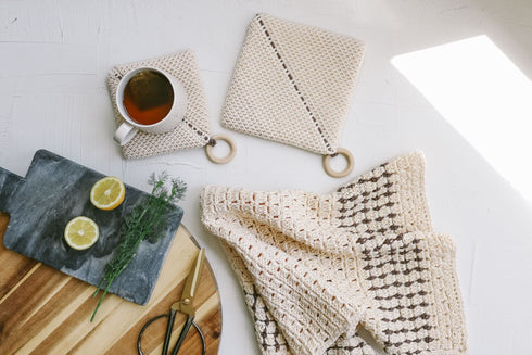 Casita Potholder Crochet Pattern