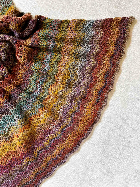 Mesa Ripple Blanket Crochet Pattern