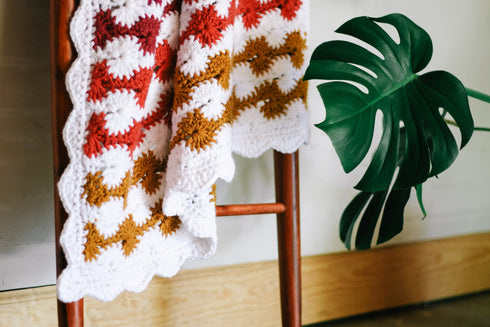Chroma Stripes Blanket Crochet Pattern