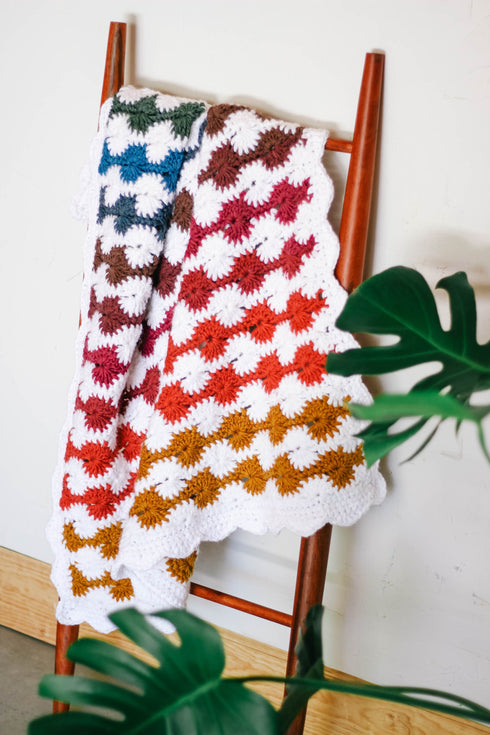Chroma Stripes Blanket Crochet Pattern